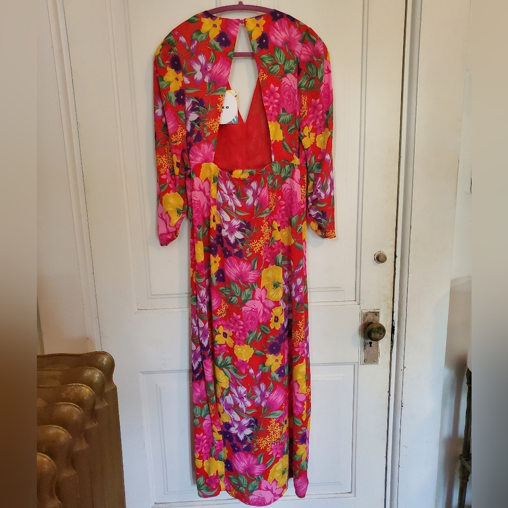 Rixo x Target Red Floral Samba Dress - Picture 11 of 11
